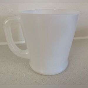 Vintage Termocrisa White Milk Glass Mug